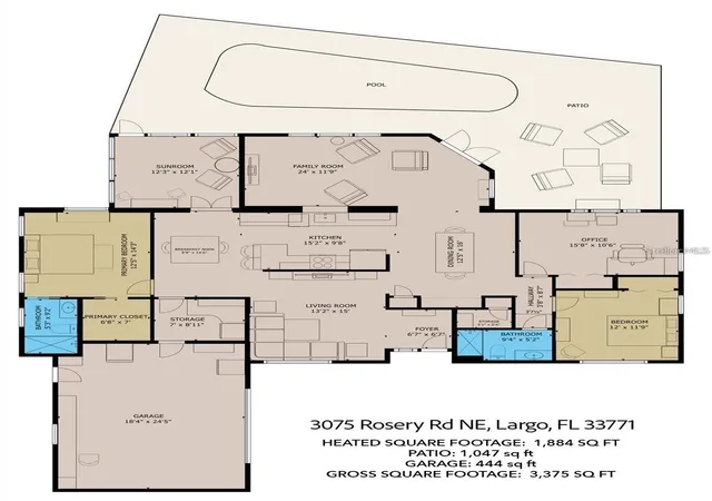 Photo 2 of Single family home for sale at 3075 Rosery Rd Ne, Largo, FL 33771 | MLS# TB8555006 | Listing updated on 2026-10-22