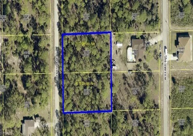 Photo 3 of Land for sale at 1610 Desoto Ave, Lehigh Acres, FL 33972 | MLS# K4903840 | Listing updated on 2026-10-06
