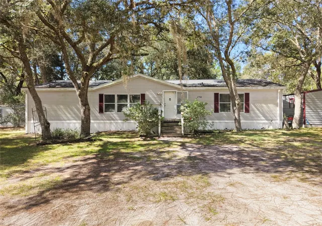 Photo 1 of Manufactured home for sale at 4750 Sw 160th Court, Ocala, FL 34481 | MLS# O6447412 | Listing updated on 2026-10-08