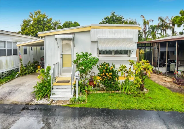 Photo 1 of Manufactured home for sale at 7490 46th Avenue N #101, Saint Petersburg, FL 33709 | MLS# S5158967 | Listing updated on 2026-10-10