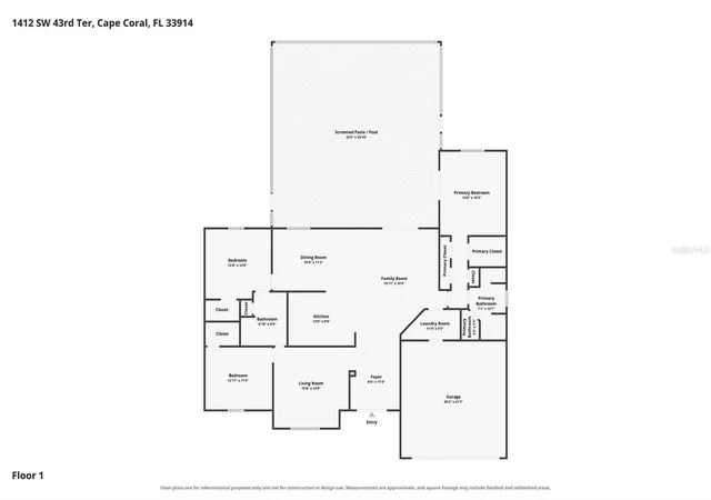 Photo 57 of Single family home for sale at 1412 SW 43rd Terrace, CAPE CORAL, FL 33914 | MLS# C7531634 | Listing updated on 2026-10-10