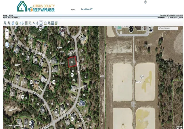 Land for sale at 15 Nemesia Ct E, HOMOSASSA, FL 34446 | MLS# TB8555566