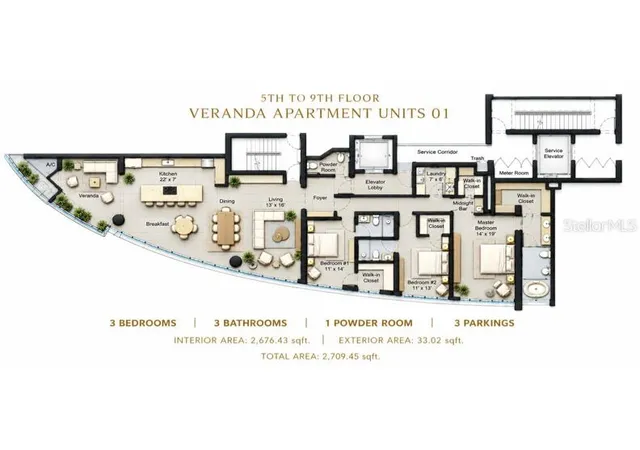 Photo 2 of Condo for sale at 611 Baldorioty De Castro Blvd #N501, San Juan, PR 00907 | MLS# PR9124778 | Listing updated on 2026-10-15
