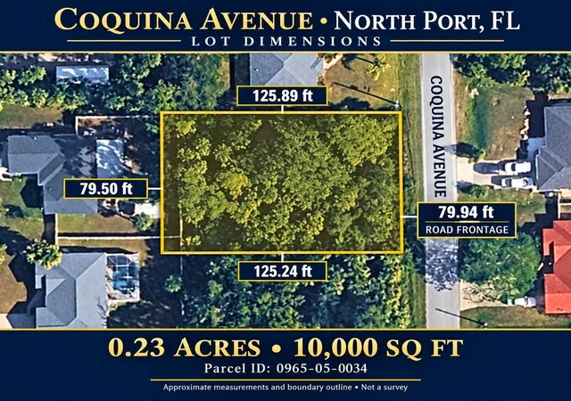 Photo 2 of Land for sale at Coquina Ave, North Port, FL 34286 | MLS# TB8555918 | Listing updated on 2026-10-08