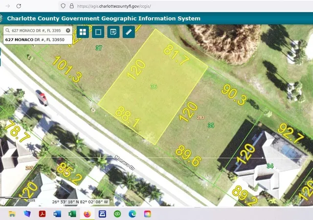 Photo 2 of Land for sale at 627 Monaco Dr, Punta Gorda, FL 33950 | MLS# C7531733 | Listing updated on 2026-10-08