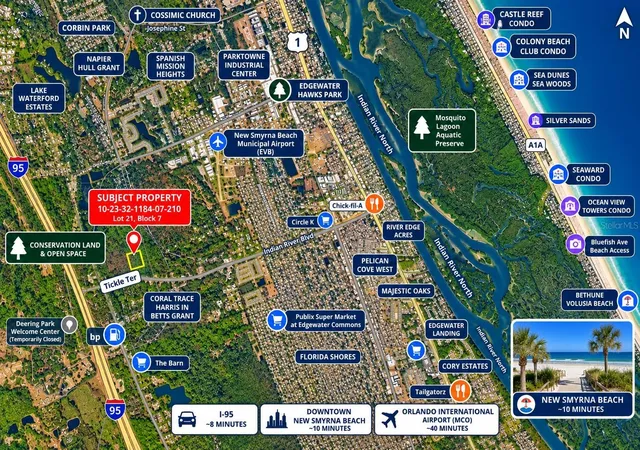 Photo 3 of Land for sale at 3270 Tickle Ter, Edgewater, FL 32132 | MLS# O6448455 | Listing updated on 2026-10-09