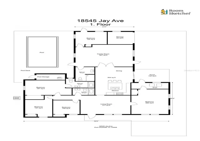 Photo 3 of Single family home for sale at 18545 Jay Ave, Port Charlotte, FL 33948 | MLS# O6448635 | Listing updated on 2026-10-09