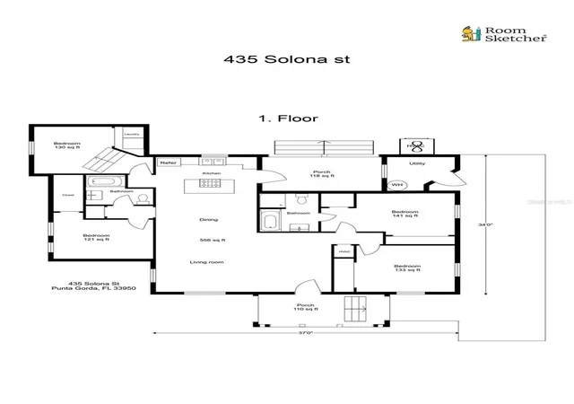 Photo 1 of Single family home for sale at 435 Solana St, Punta Gorda, FL 33950 | MLS# O6448647 | Listing updated on 2026-10-09