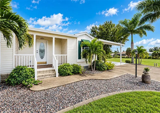 Photo 1 of Manufactured home for sale at 4191 Pelican Pointe Dr, Punta Gorda, FL 33950 | MLS# C7531799 | Listing updated on 2026-10-10