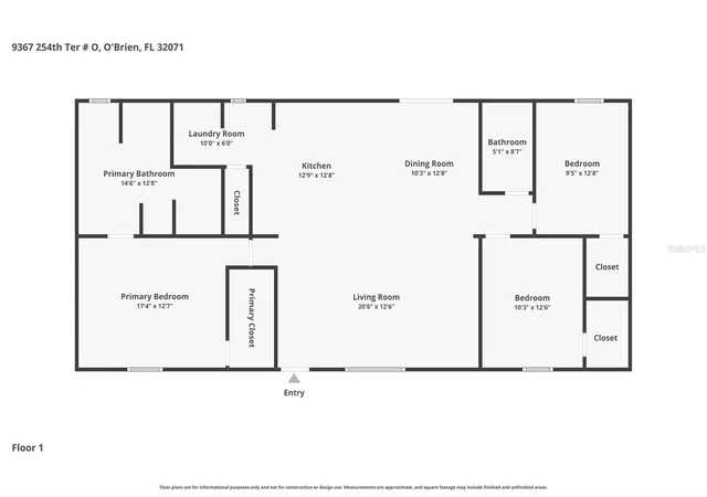 Photo 1 of Manufactured home for sale at 9367 254th Terrace, O Brien, FL 32071 | MLS# GC544078 | Listing updated on 2026-10-10