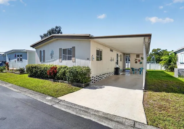 Photo 1 of Manufactured home for sale at 7777 46th Avenue N #22, Saint Petersburg, FL 33709 | MLS# TB8557025 | Listing updated on 2026-10-30