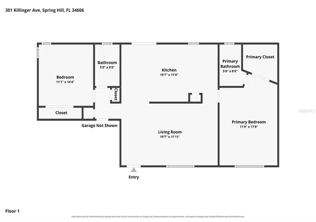Photo 2 of Single family home for sale at 301 Killinger Ave, Spring Hill, FL 34606 | MLS# W7890255 | Listing updated on 2026-10-13