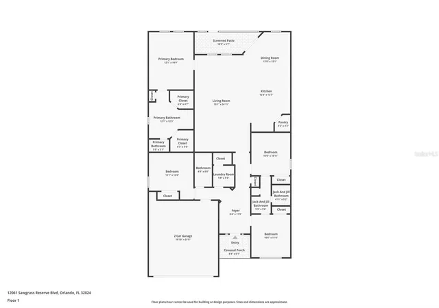 Photo 3 of Single family home for sale at 12061 Sawgrass Reserve Blvd, Orlando, FL 32824 | MLS# V4951791 | Listing updated on 2026-10-13