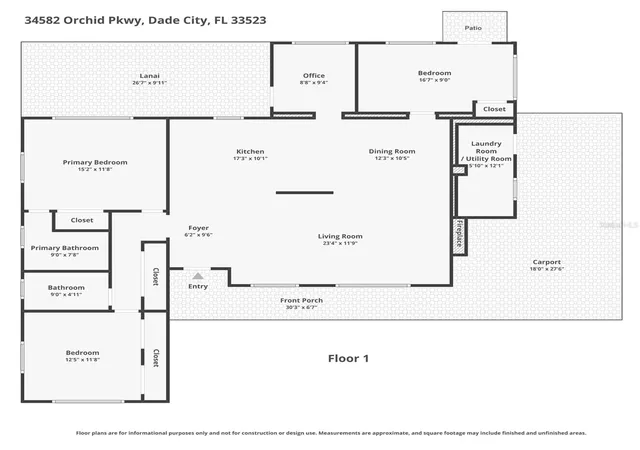 Photo 3 of Single family home for sale at 34582 Orchid Pkwy, Dade City, FL 33523 | MLS# TB8557939 | Listing updated on 2026-10-15