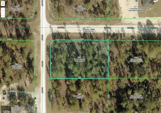 Land for sale at 15302 Sawbill Ave, WEEKI WACHEE, FL 34614 | MLS# TB8558196