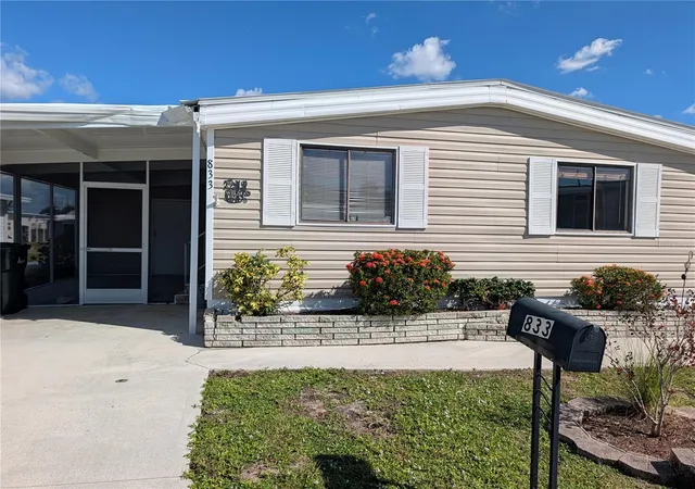 Photo 1 of Manufactured home for sale at 833 Cervina Dr S, Venice, FL 34285 | MLS# D6149300 | Listing updated on 2026-10-29
