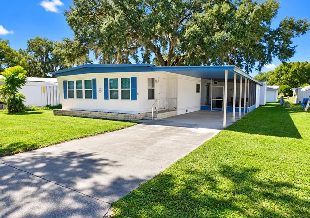 Photo 1 of Manufactured home for sale at 4611 Olive Dr, Zephyrhills, FL 33542 | MLS# TB8561545 | Listing updated on 2026-10-28