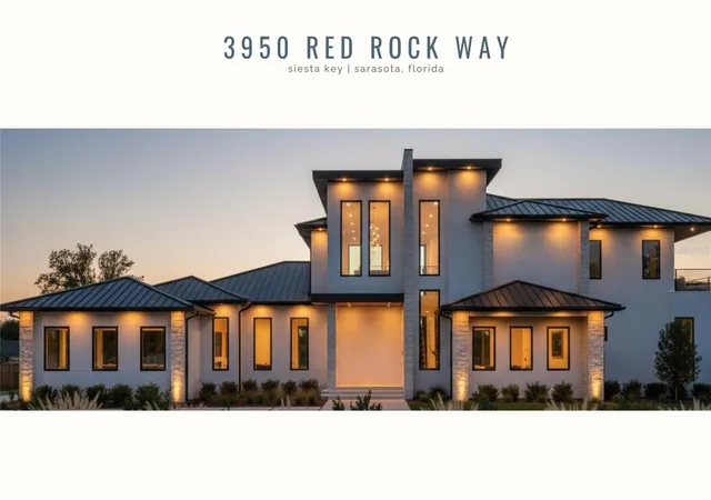 Photo 1 of Mansion for sale at 3950 Red Rock Way, Sarasota, FL 34231 | MLS# A4710915 | Listing updated on 2026-10-29