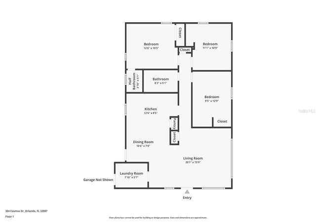 Photo 3 of Single family home for sale at 304 Cosmos Dr, Orlando, FL 32807 | MLS# O6452981 | Listing updated on 2026-10-30