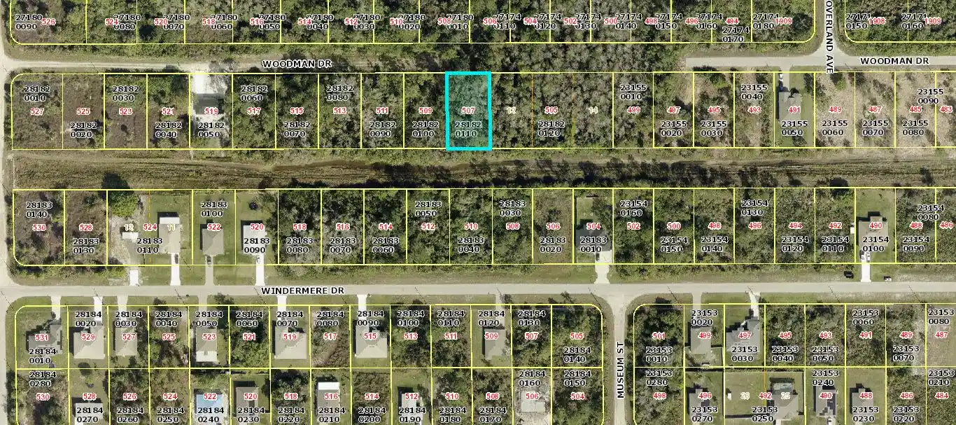 Photo 1 of Land for sale at 507 Woodman Dr, Lehigh Acres, FL 33972 | MLS# R11007910 | Listing updated on 2026-09-23