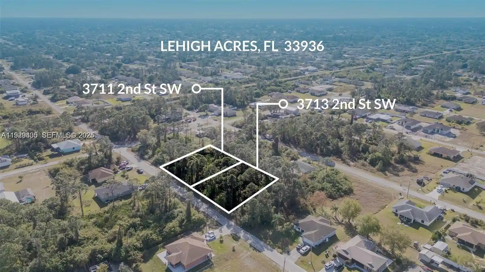 Photo 1 of Land for sale at 3713 Sw 2nd Street, Lehigh Acres, FL 33976 | MLS# A11929435 | Listing updated on 2026-10-12