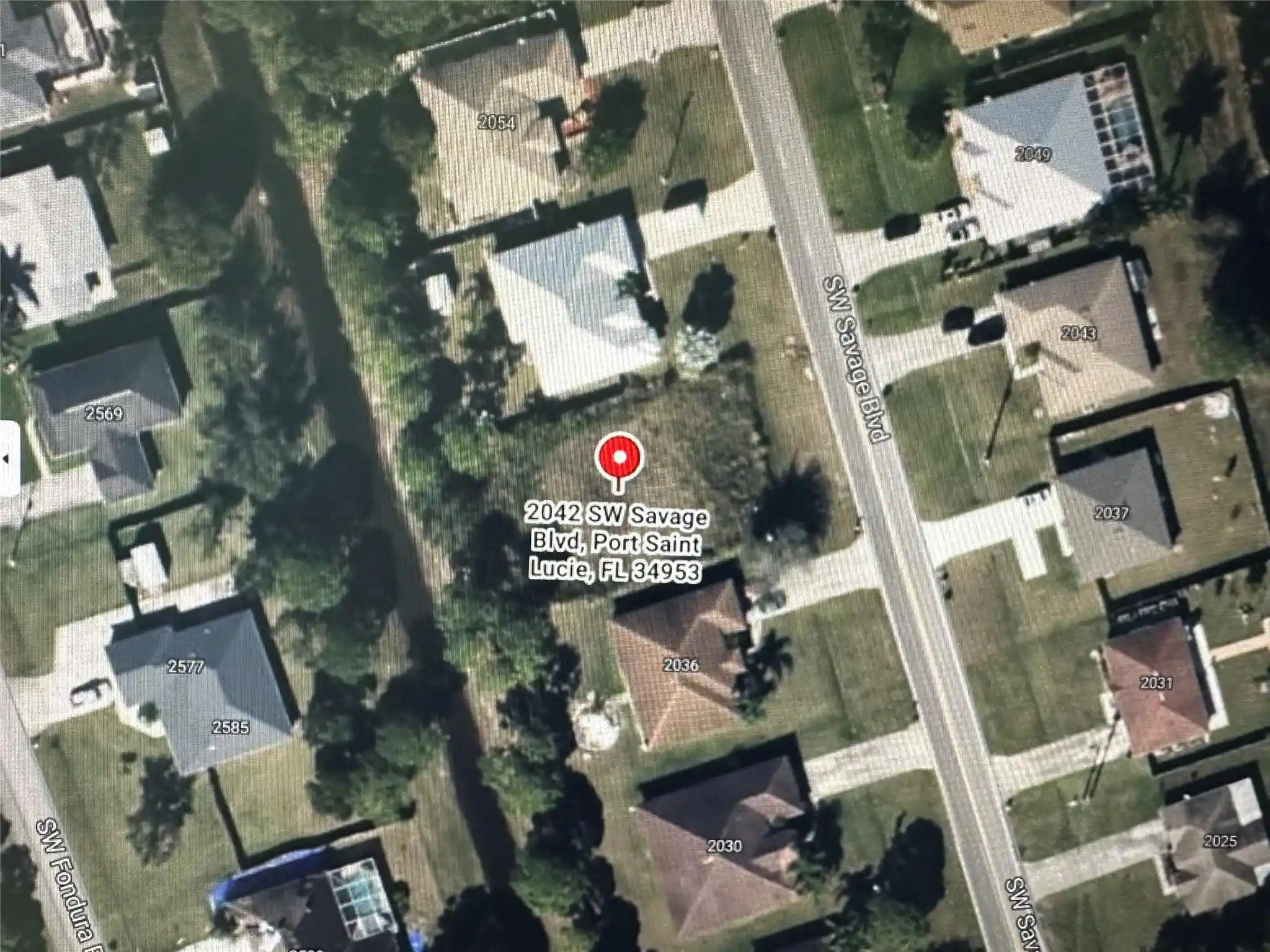 Photo 1 of Land for sale at 2042 Sw Savage Blvd, Port Saint Lucie, FL 34953 | MLS# F10544388 | Listing updated on 2026-10-12