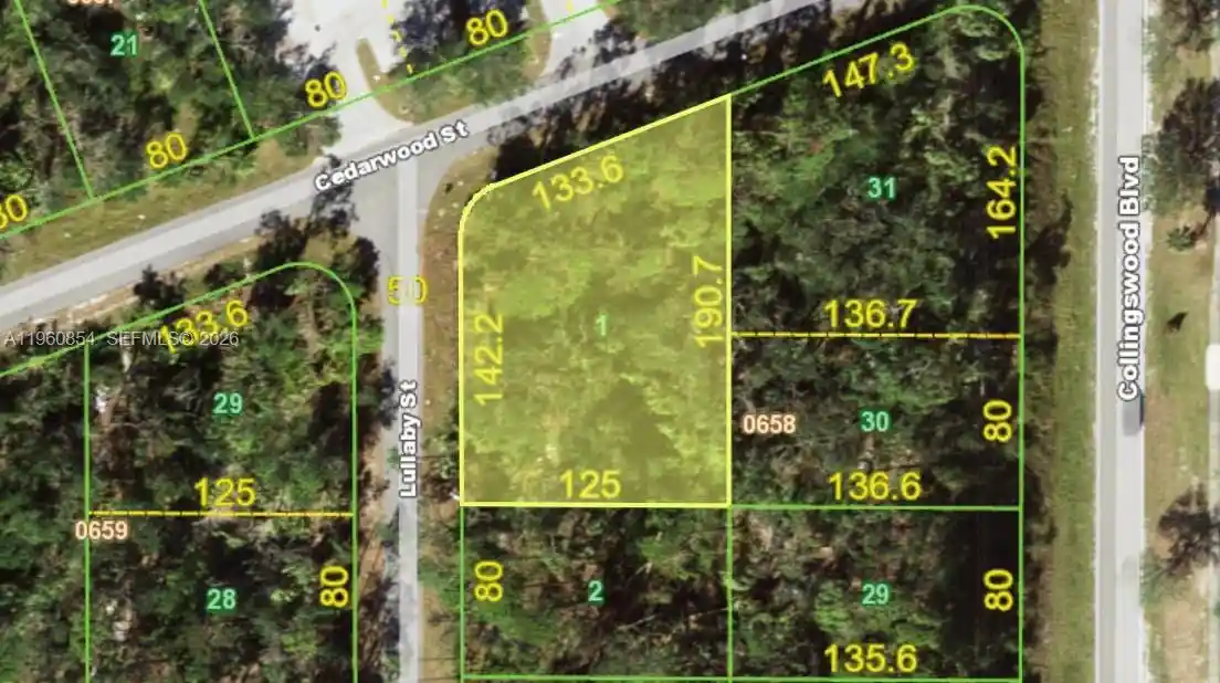 Photo 1 of Land for sale at 1376 Lullaby, Port Charlotte, FL 33948 | MLS# A11960854 | Listing updated on 2026-10-09