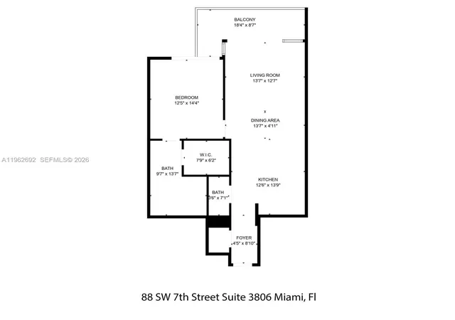 Homes for sale in Miami, FL | 88 Sw 7th St #3806, Miami, FL 33130 | MLS# A11962692