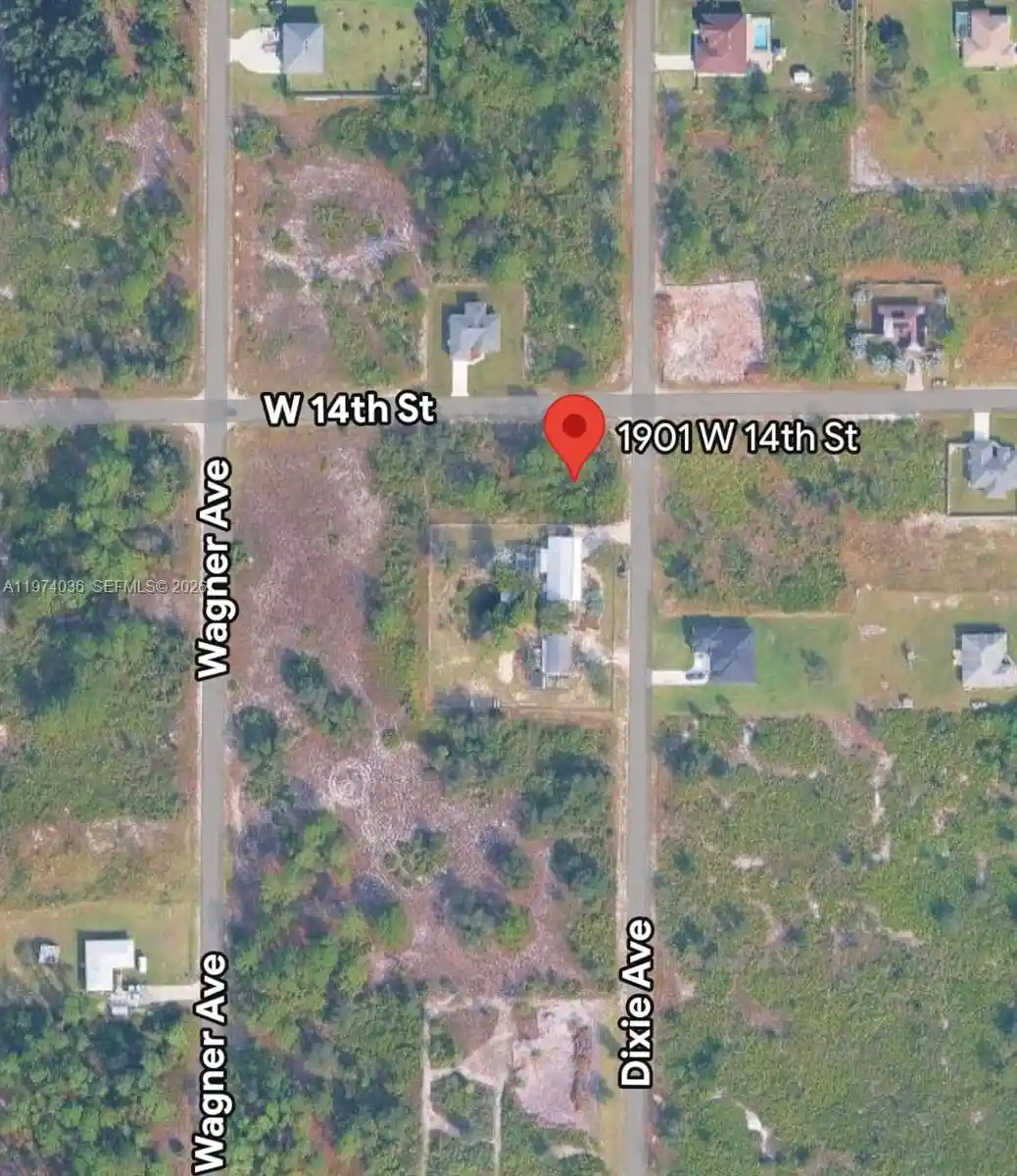 Photo 1 of Land for sale at 1901 W 14th Street, Lehigh Acres, FL 33972 | MLS# A11974036 | Listing updated on 2026-10-23