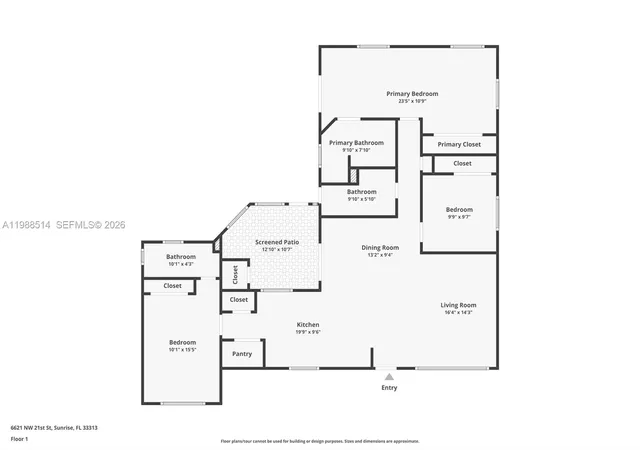 Homes for sale in Sunrise, FL | 6621 Nw 21st St, Sunrise, FL 33313 | MLS# A11988514