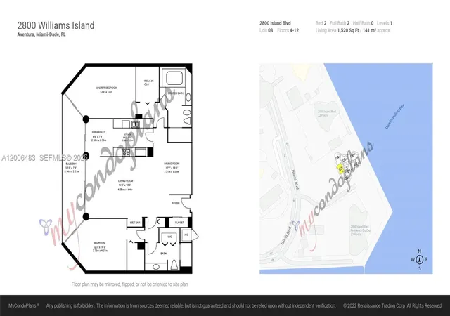 50th image of 2800 Island Blvd #603, Aventura, FL 33160 | MLS# A12006483