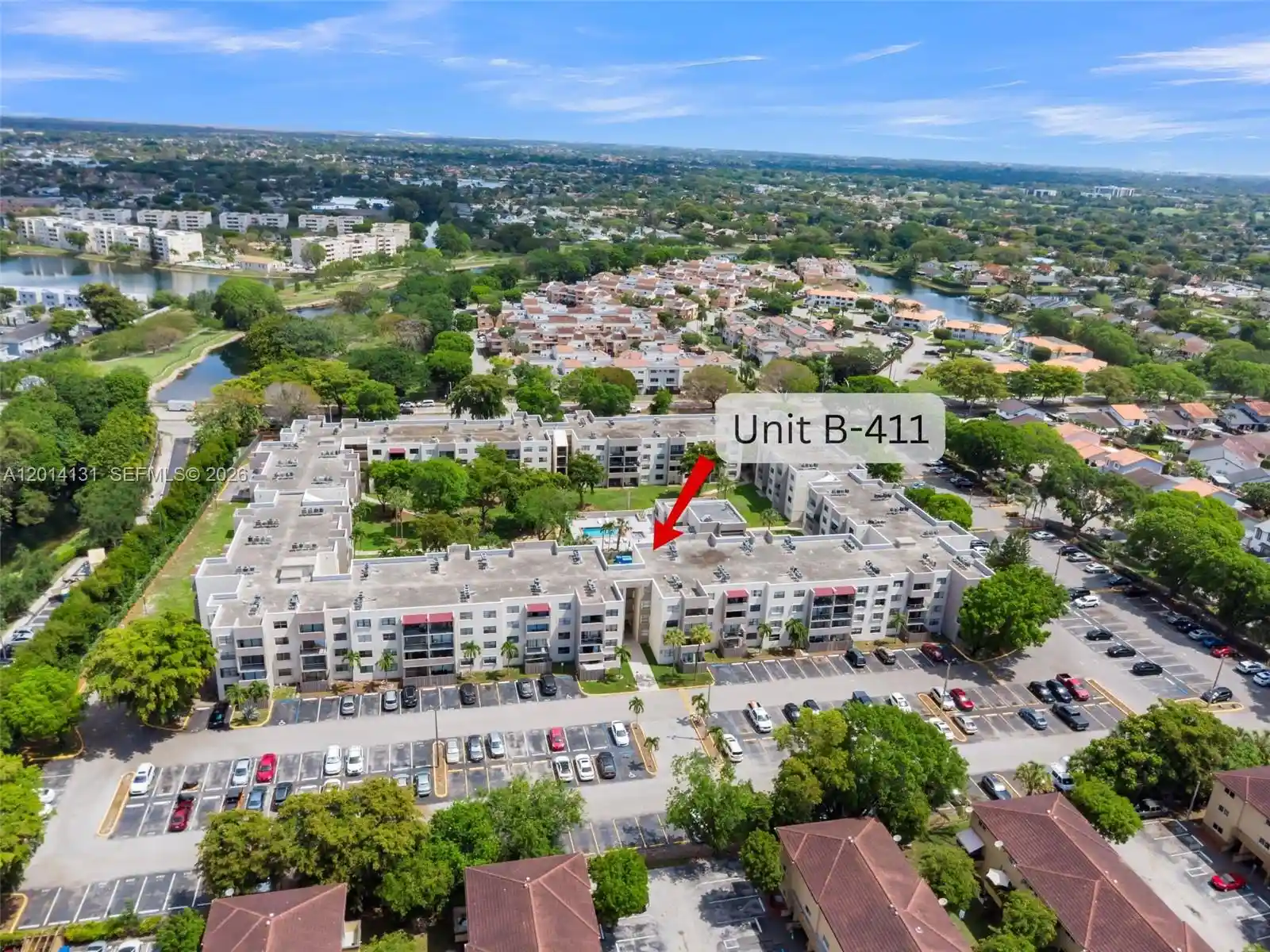 Listing Photo 1 - Condo for sale in 8002 SW 149th Ave located at 8002 SW 149th Ave, Miami, FL 33193 - Unit #B411