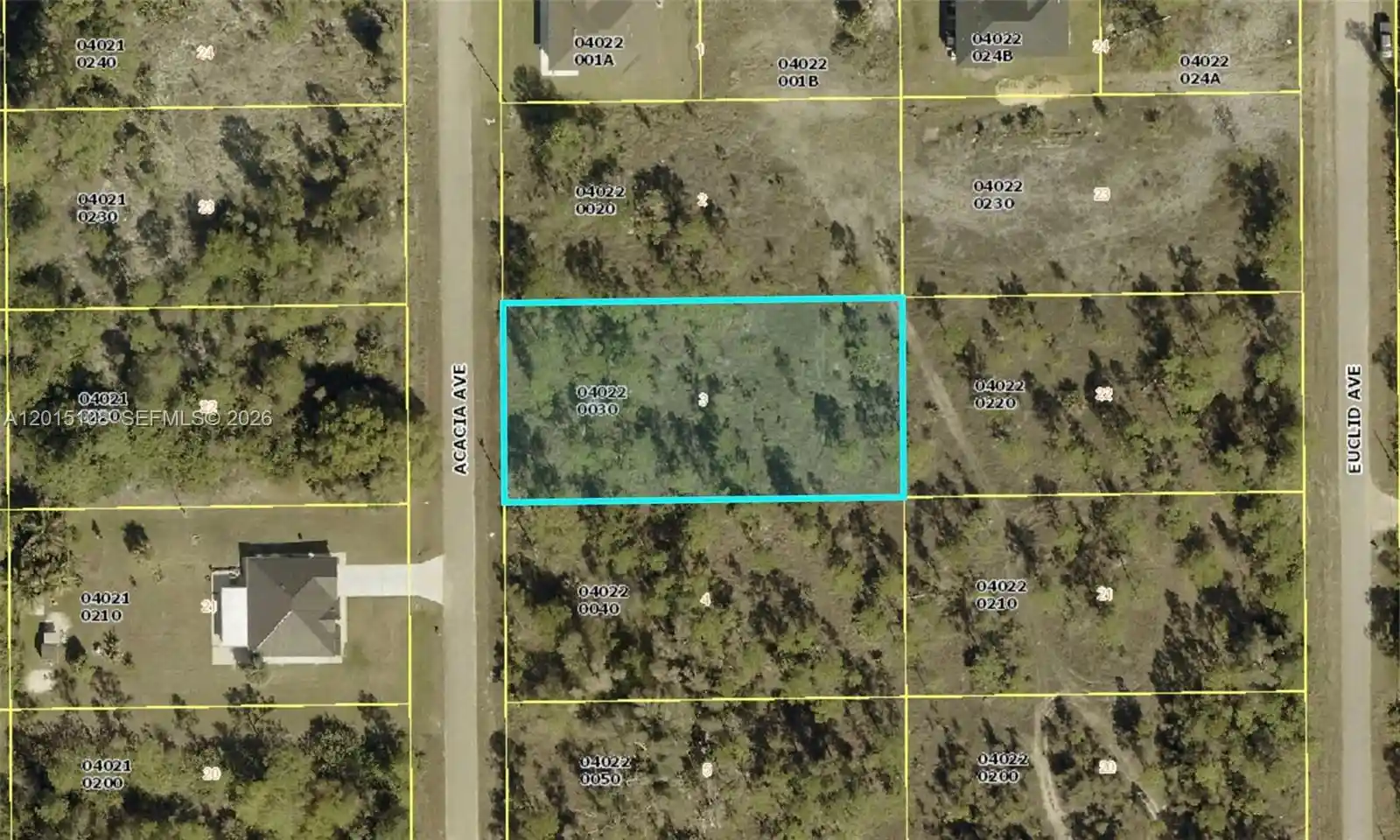 Photo 1 of Land for sale at 918 Acacia Ave, Lehigh Acres, FL 33972 | MLS# A12015108 | Listing updated on 2026-06-09