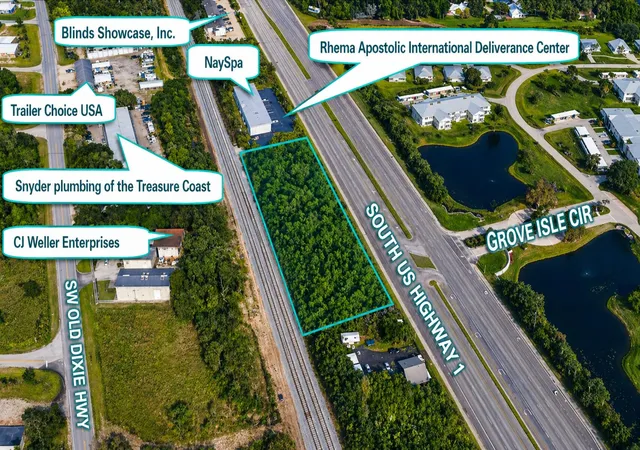Photo 4 of Land for sale at 1437 Us 1, Vero Beach, FL 32960 | MLS# B26029586 | Listing updated on 2026-09-23