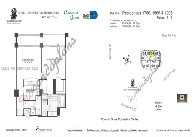 Homes for sale in Coconut Grove, FL | 3350 Sw 27th Ave #1706, Coconut Grove, FL 33133 | MLS# A12021767