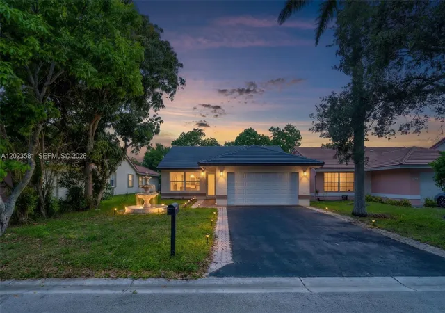 Single family home for sale at 2828 NW 95th Avenue, Coral Springs, FL 33065 | MLS# A12023581 | Listing updated on 2026-06-15