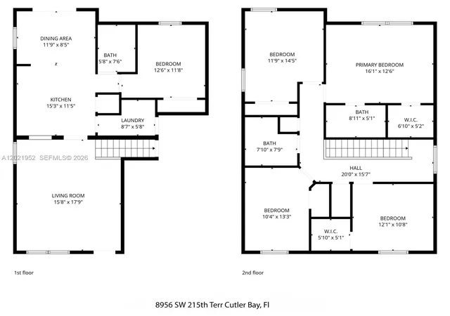 Homes for sale in Cutler Bay, FL | 8956 Sw 215th Ter, Cutler Bay, FL 33189 | MLS# A12021952