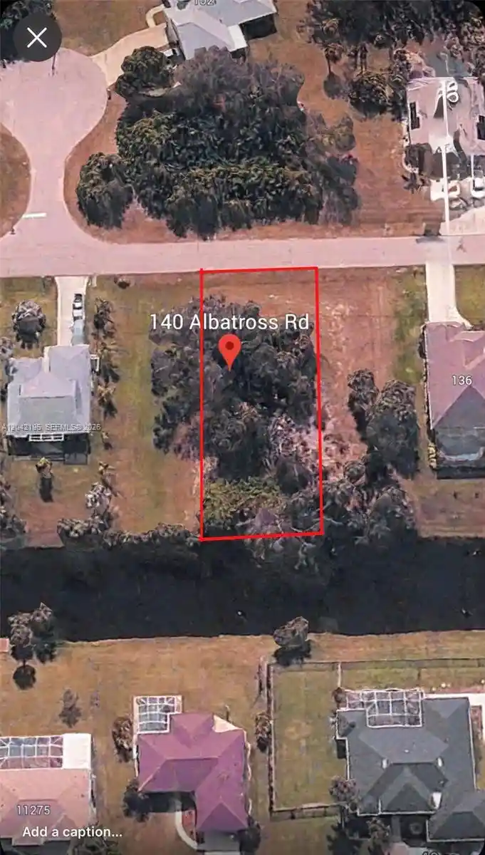 Photo 1 of Land for sale at 140 Albatross Rd, Rotonda West, FL 33947 | MLS# A12042195 | Listing updated on 2026-09-23