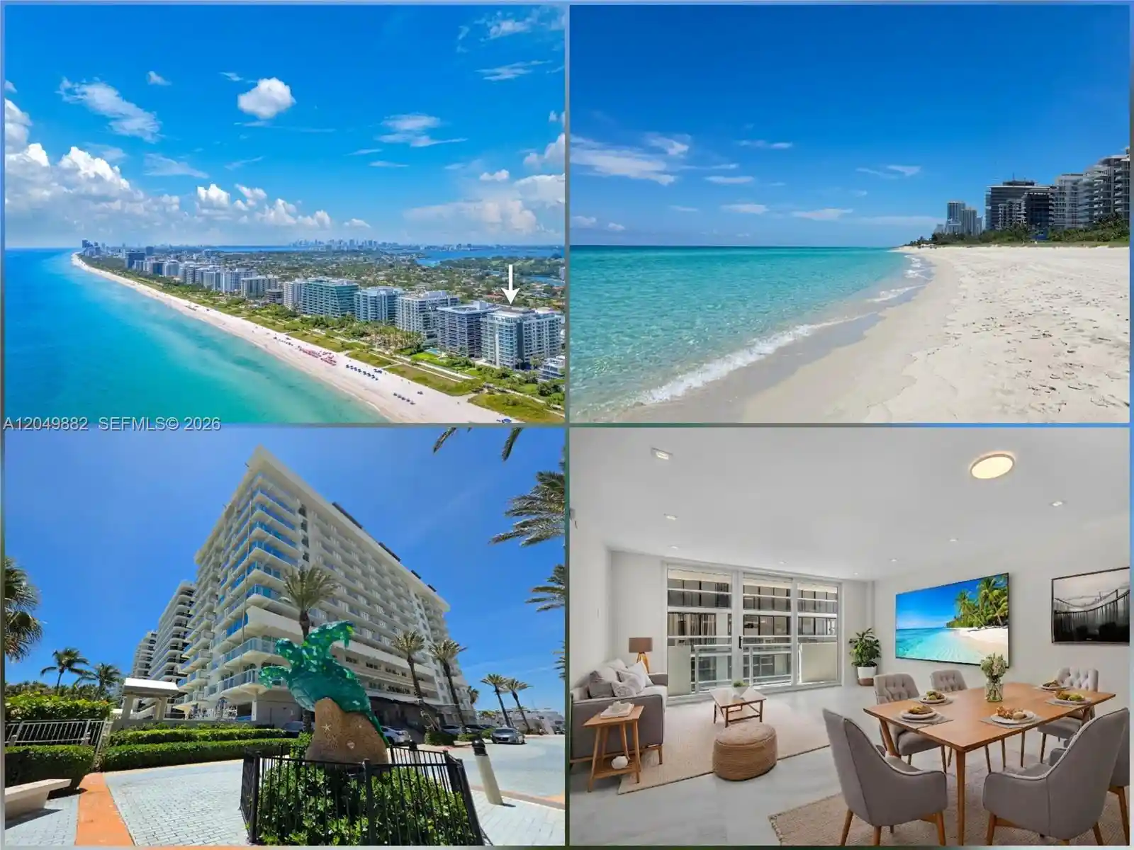 Photo 1 of Condo for sale at 9499 Collins Ave #1009, Surfside, FL 33154 | MLS# A12049882 | Listing updated on 2026-10-31