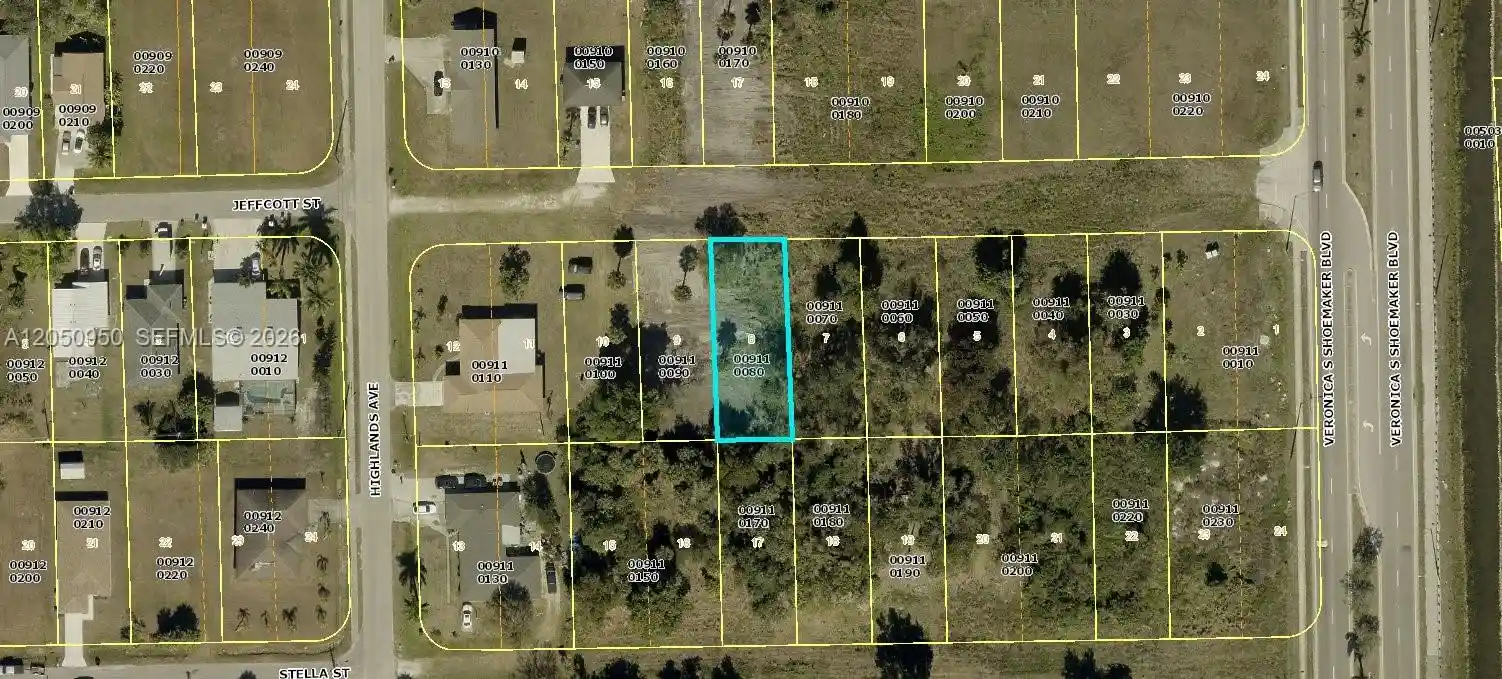 Photo 1 of Land for sale at 3520 Jeffcott St, Fort Myers, FL 33916 | MLS# A12050950 | Listing updated on 2026-10-29