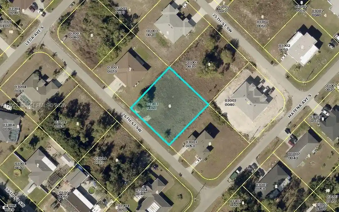 Photo 1 of Land for sale at 5018 Sw 26th Street, Lehigh Acres, FL 33973 | MLS# A12051338 | Listing updated on 2026-10-29