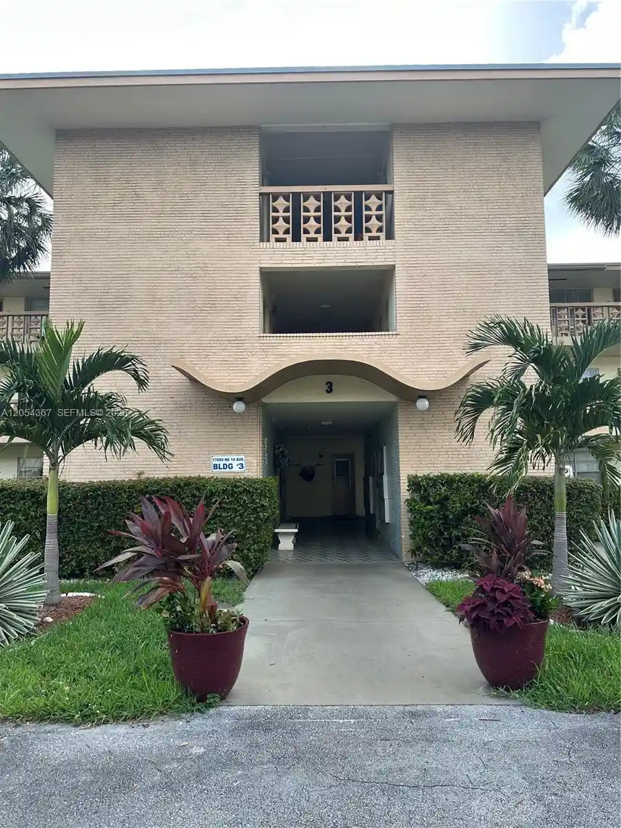 Photo 1 of Condo for sale at 17050 Ne 14th Avenue #110, Miami, FL 33162 | MLS# A12054367 | Listing updated on 2026-10-15