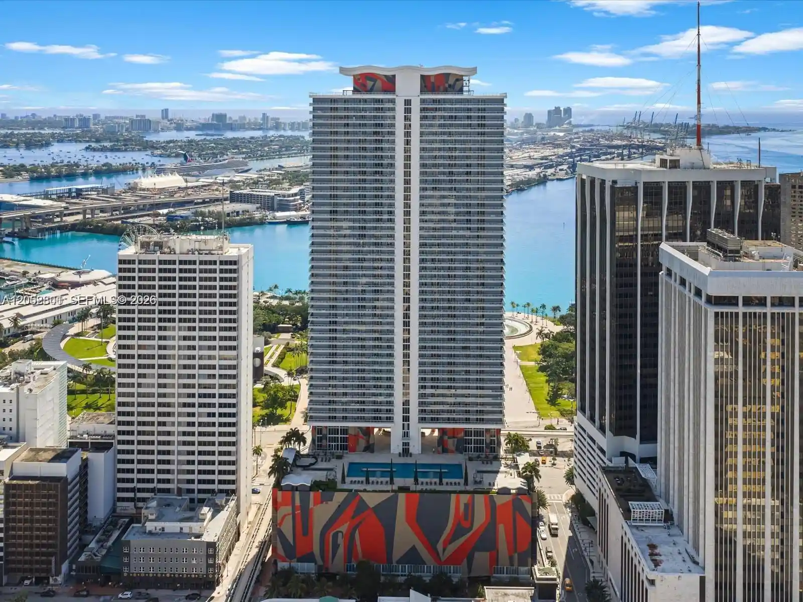 Condo for sale at 50 Biscayne Blvd #1701, Miami, FL 33132 | MLS# A12052801