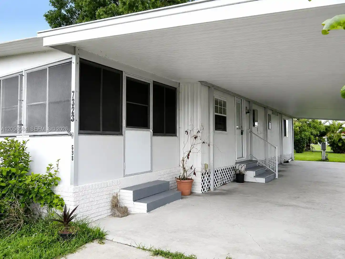 Photo 1 of Manufactured home for sale at 7323 N 44th Terrace, West Palm Beach, FL 33404 | MLS# A12058084 | Listing updated on 2026-09-30