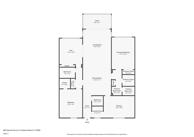 Listing Photo 2 - Condo for sale in building located at 806 Cypress Grv Ln, Pompano Beach, FL 33069 - Unit #304