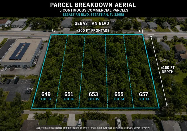 Photo 2 of Land for sale at 649 Sebastian Blvd, Sebastian, FL 32958 | MLS# B26064842 | Listing updated on 2026-09-23