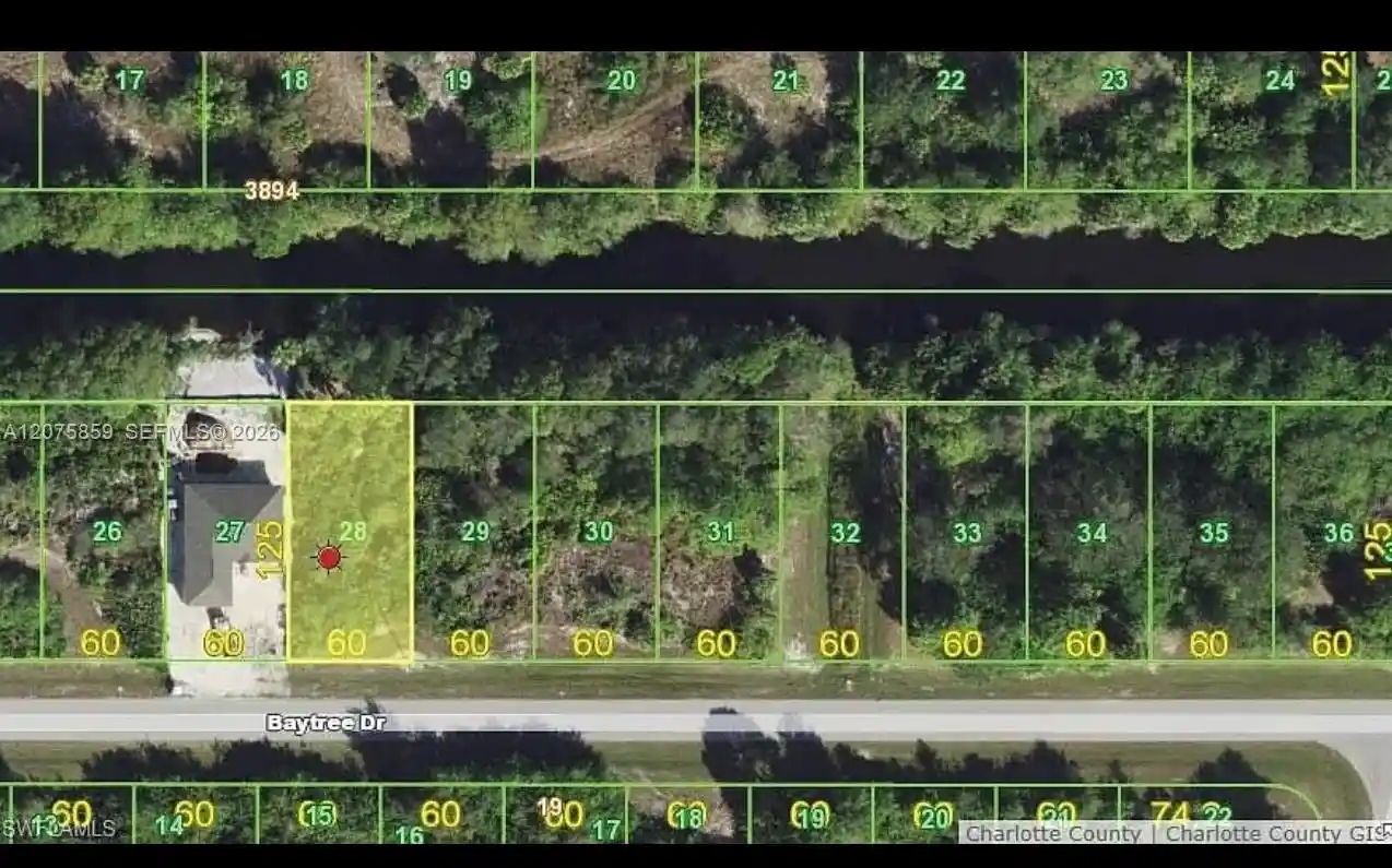 Photo 1 of Land for sale at 236 Baytree Dr, Port Charlotte, FL 33981 | MLS# A12075859 | Listing updated on 2026-10-30