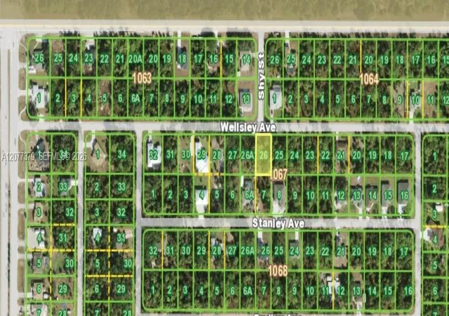 Photo 1 of Land for sale at 17421 Wellsley Ave, Port Charlotte, FL 33954 | MLS# A12077379 | Listing updated on 2026-10-30