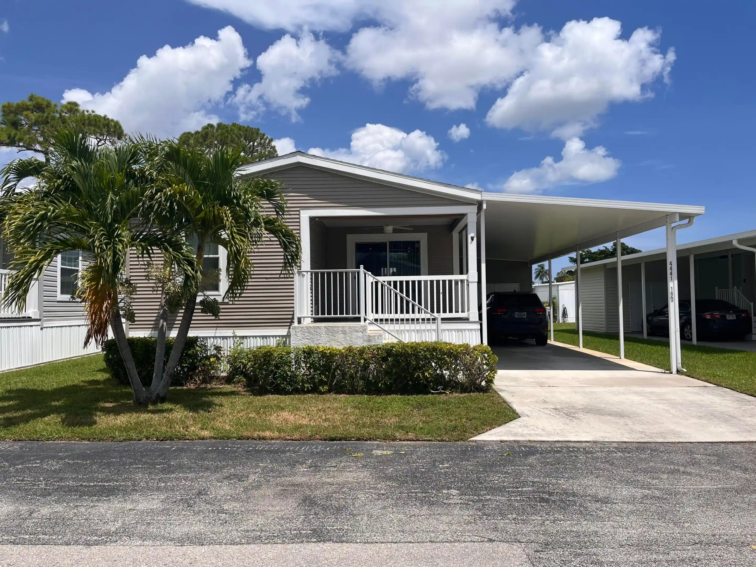 Photo 1 of Manufactured home for sale at 4441 S Beverlee Ct E #180, Boynton Beach, FL 33436 | MLS# B26070633 | Listing updated on 2026-10-16