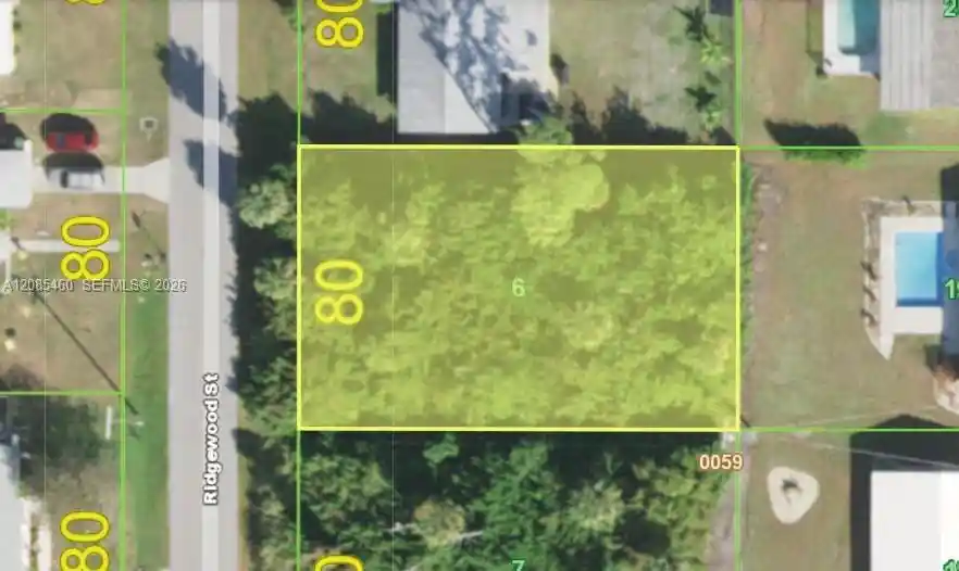 Photo 1 of Land for sale at 549 Ridgewood St, Port Charlotte, FL 33952 | MLS# A12085460 | Listing updated on 2026-09-23
